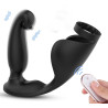 Generique Plug vibrant et Sac à bourses Rapteus 11 x 3cm - Anneau 30mm